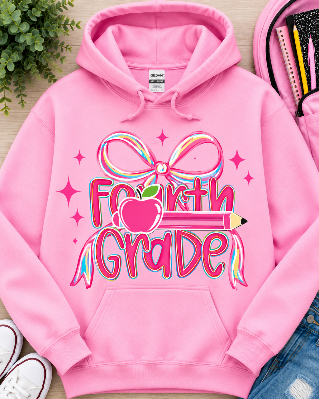 Back To School Fourth Grade | T-Shirts, Sweatshirt & Hoodie