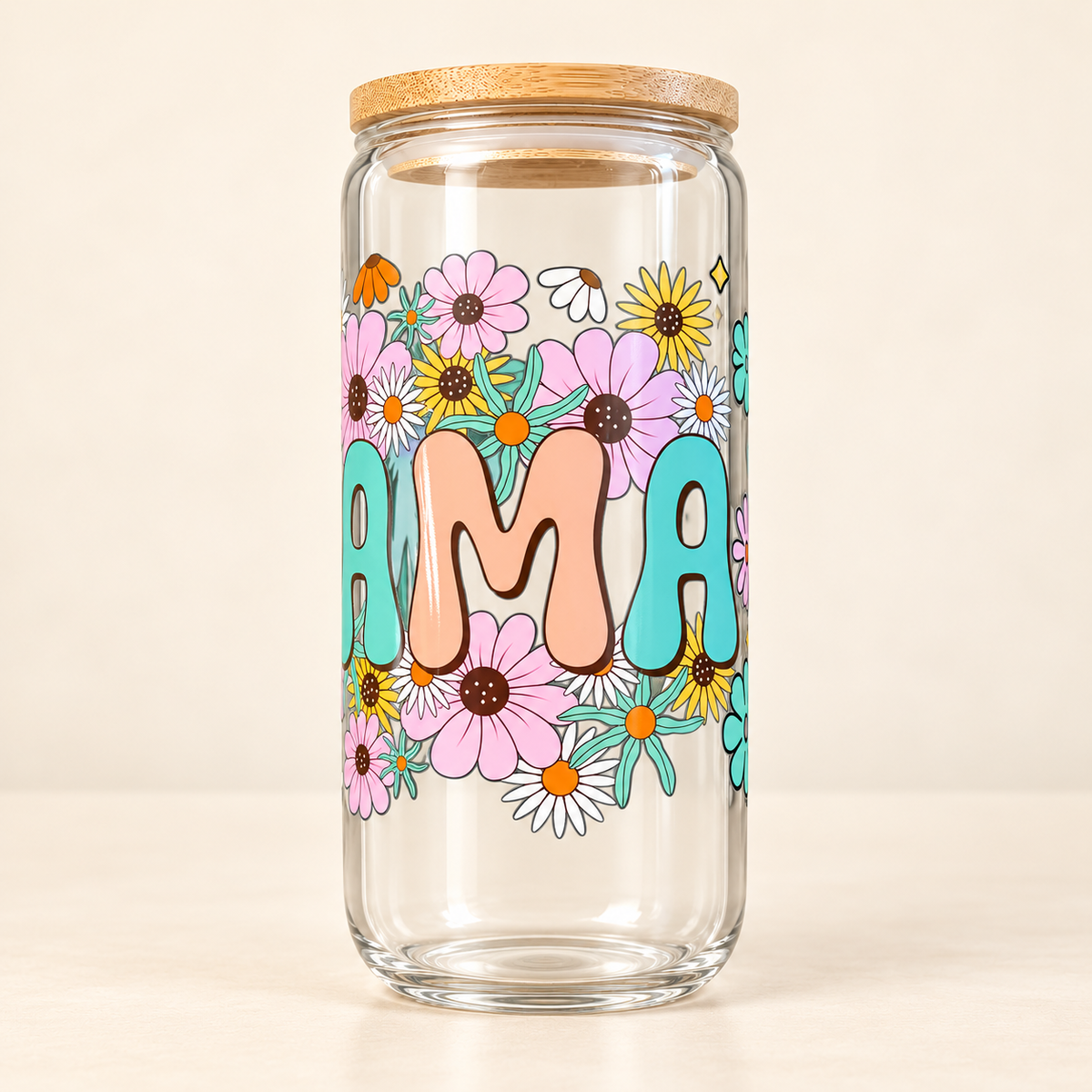 MAMA glass 16oz cup