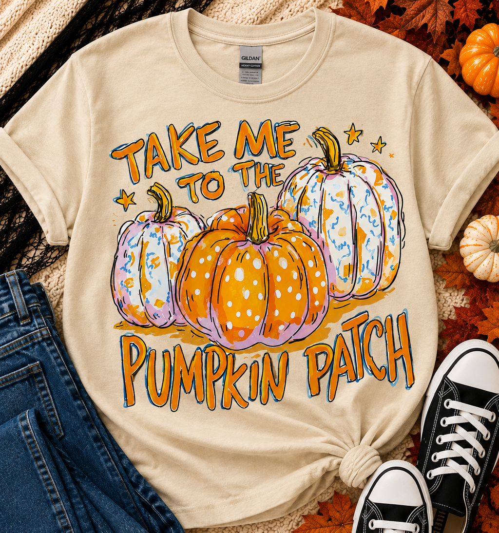 Take Me To The Pumpkin Patch | Adult Graphic Shirt, Sweatshirt & Hoodie
