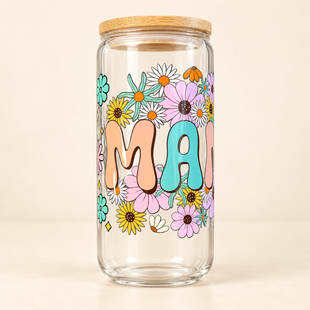 MAMA glass 16oz cup