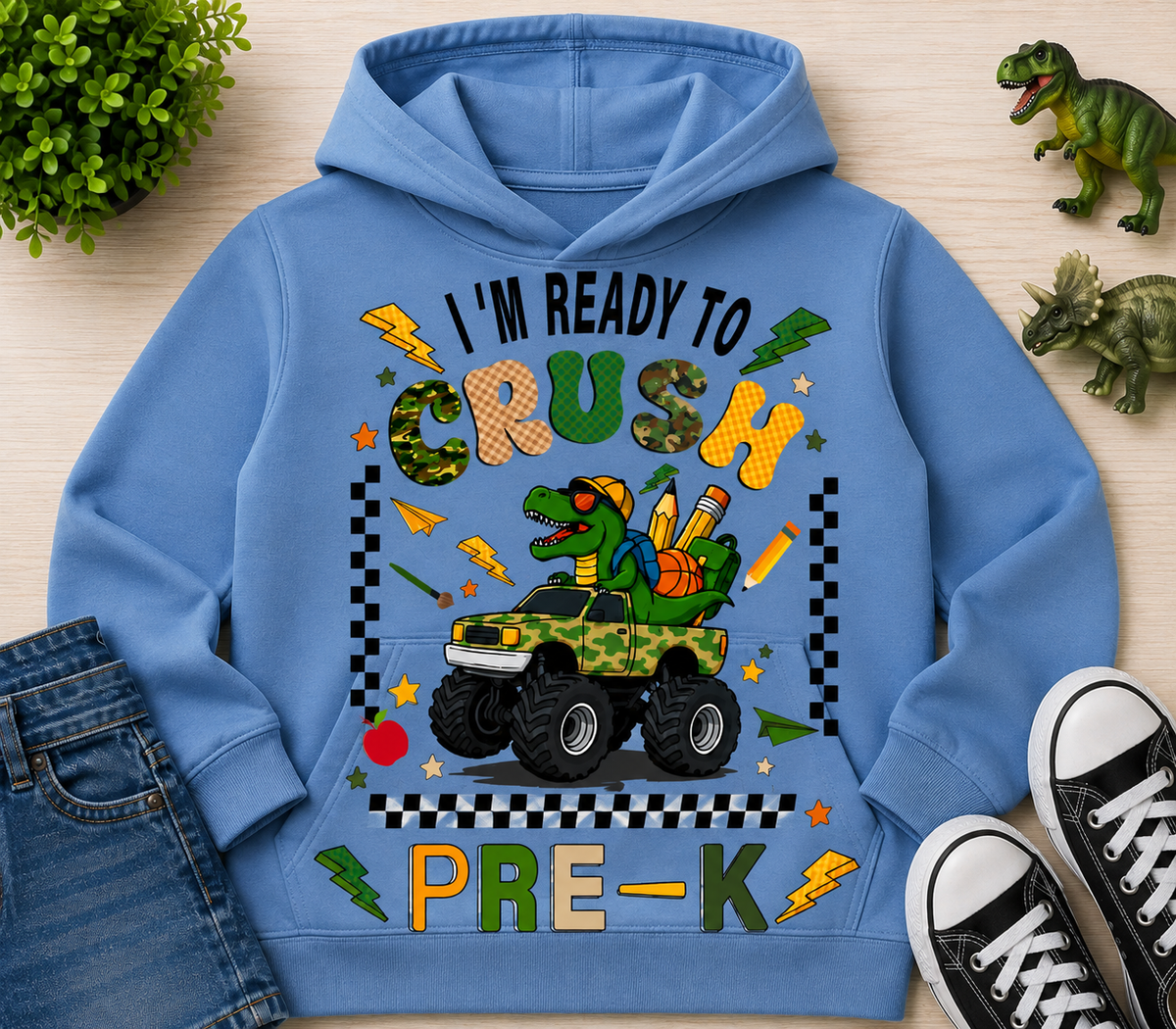 Back To School Pre-K Grade| T-Shirts, Sweatshirt & Hoodie