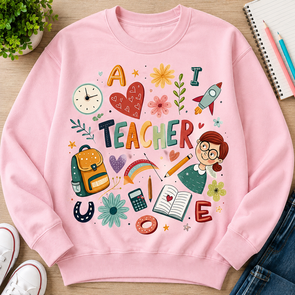 Teacher AEIOU | T-Shirts, Sweatshirt & Hoodie