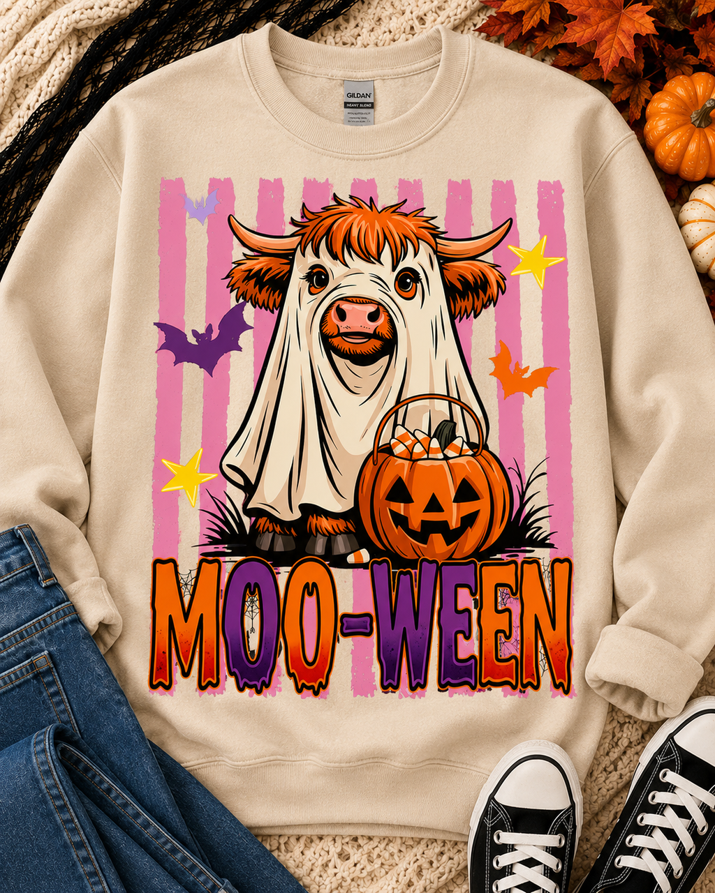 MOO-WEEN | Adult Graphic Shirt, Sweatshirt & Hoodie