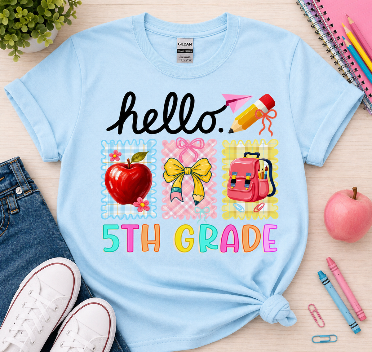 Back To School Fifth Grade | T-Shirts, Sweatshirt & Hoodie