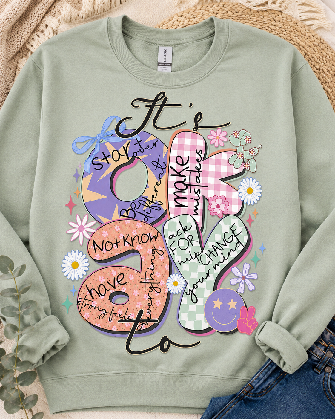 It’s Okay | Adult Graphic Shirt, Sweatshirt & Hoodie