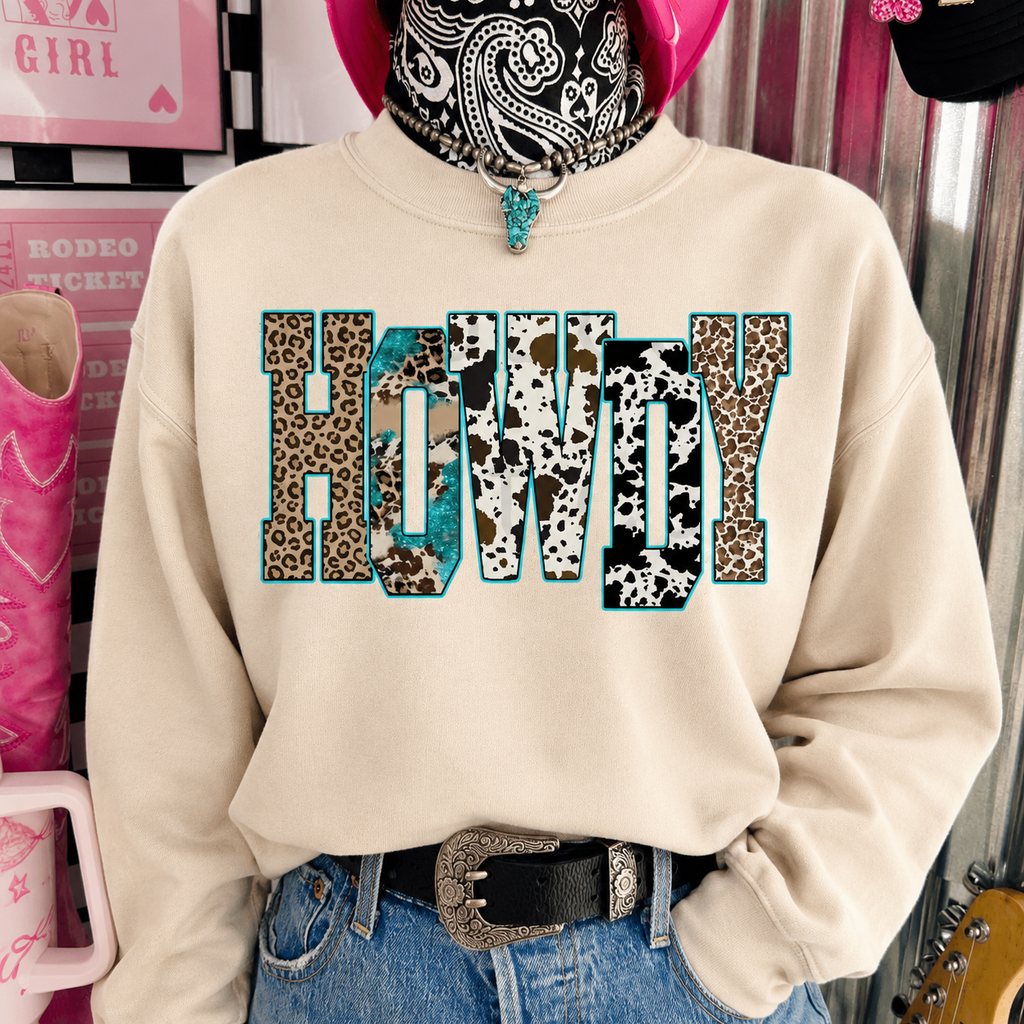 Howdy | Adult Graphic Shirt, Sweatshirt & Hoodie