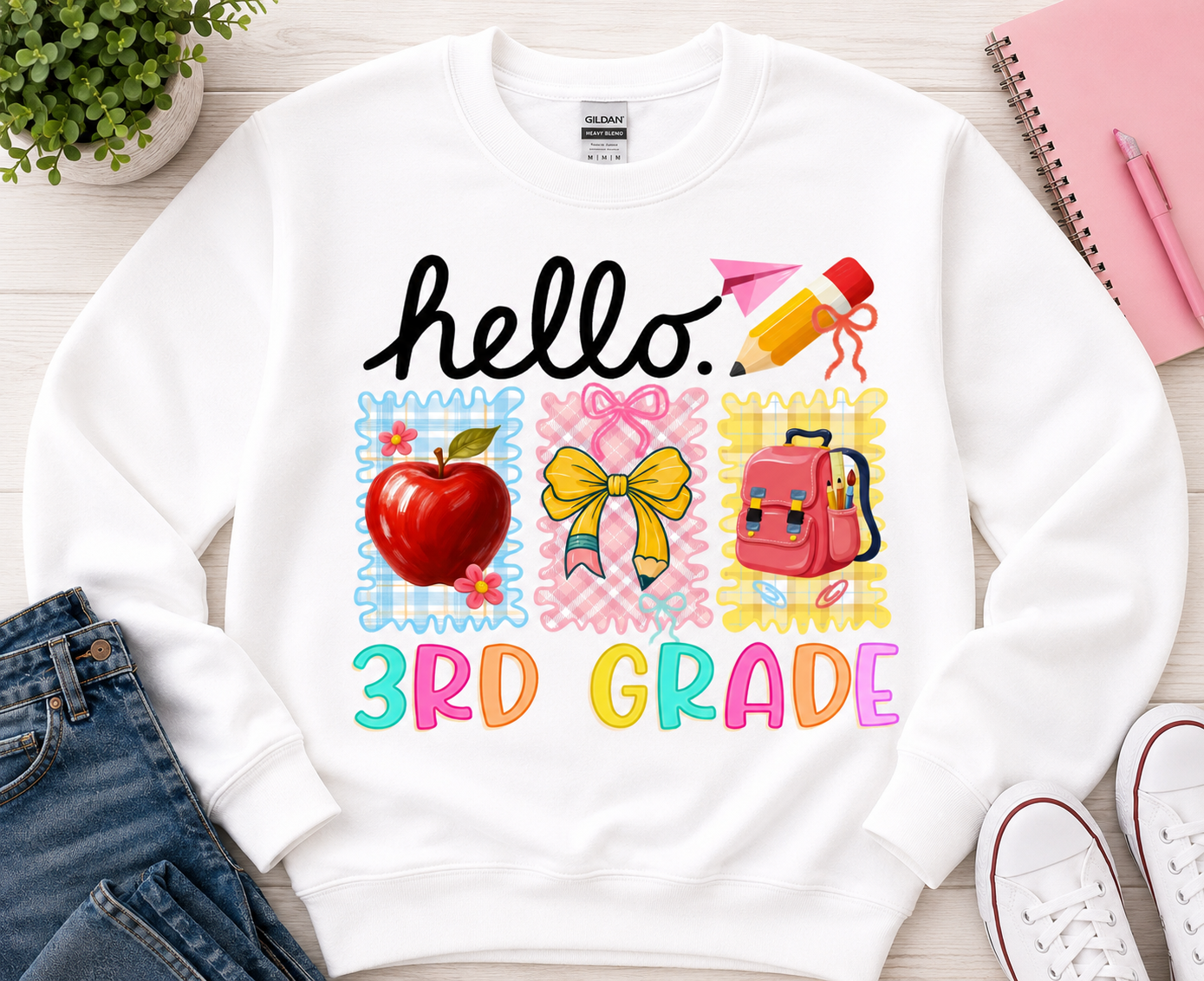 Back To School Third Grade | T-Shirts, Sweatshirt & Hoodie