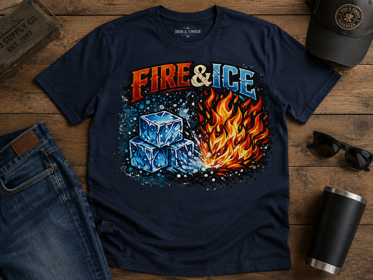 Fire And Ice | Adult Graphic Shirt, Sweatshirt & Hoodie