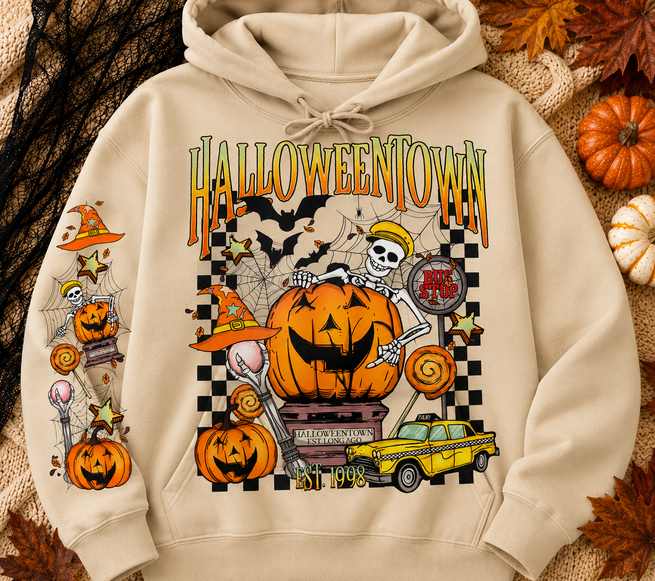 HalloweenTown | Adult Graphic Long Sleeve Shirt, Sweatshirt & Hoodie