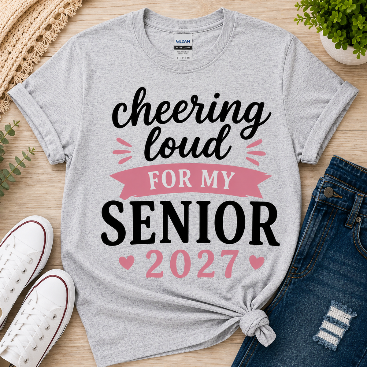 Cheering loud for my Senior 2027 | T-Shirts, Sweatshirt & Hoodie