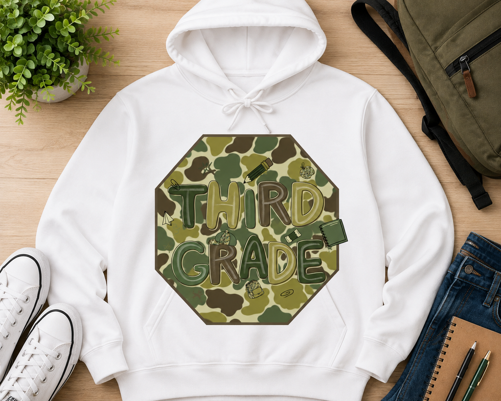 Back To School Third Grade| T-Shirts, Sweatshirt & Hoodie