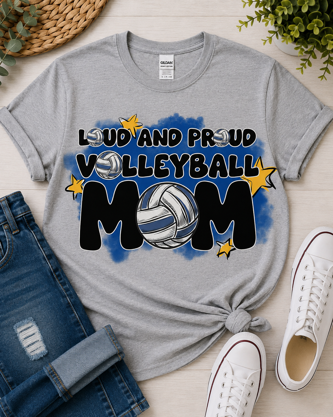 Volleyball Mom | Adult Graphic Shirt, Sweatshirt & Hoodie