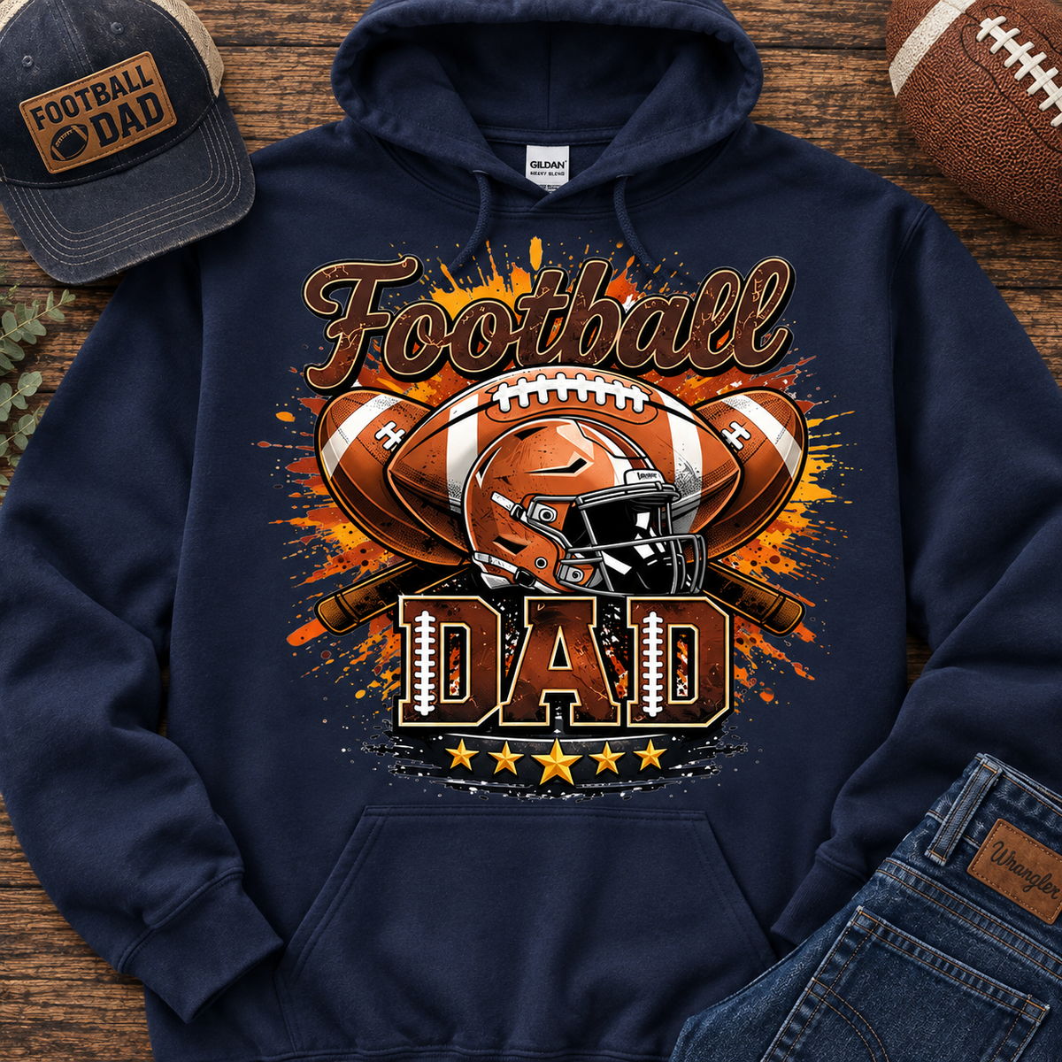 Football Dad | Adult Graphic Shirt, Sweatshirt & Hoodie