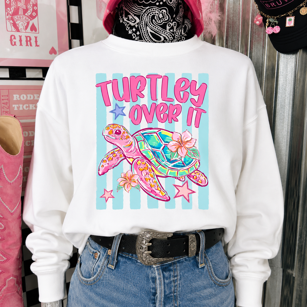 Turtley over it| Adult Graphic Shirt, Sweatshirt & Hoodie