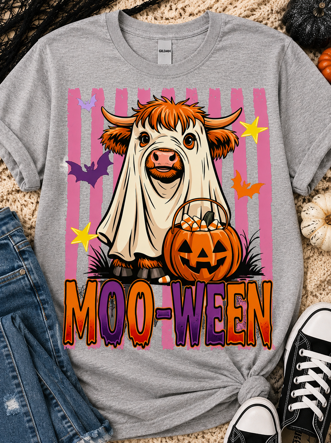 MOO-WEEN | Adult Graphic Shirt, Sweatshirt & Hoodie