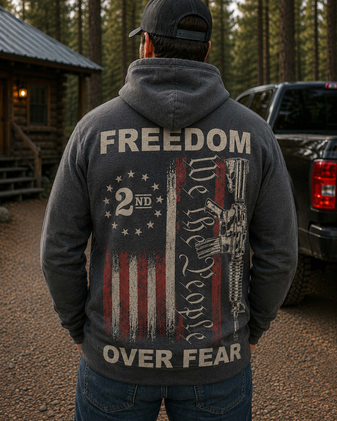 Freedom Over Fear | Adult Graphic Shirt, Sweatshirt & Hoodie