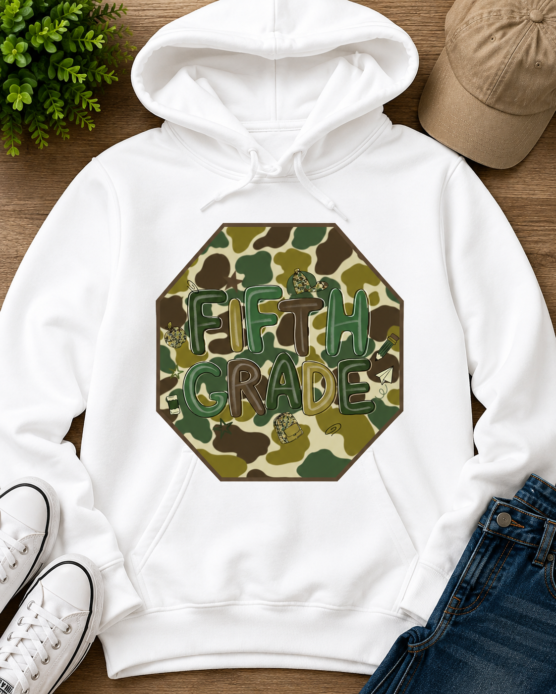 Back To School Fifth Grade| T-Shirts, Sweatshirt & Hoodie