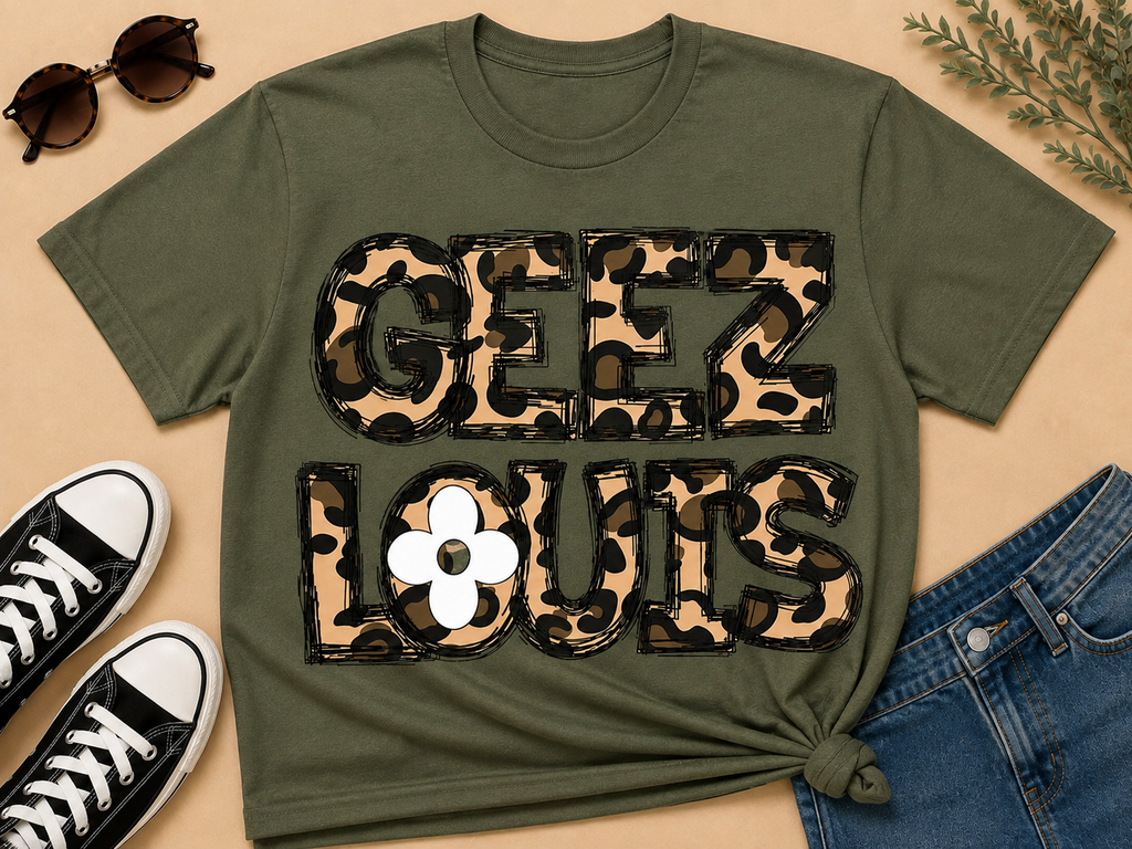 Geez Louis | Adult Graphic Shirt, Sweatshirt & Hoodie