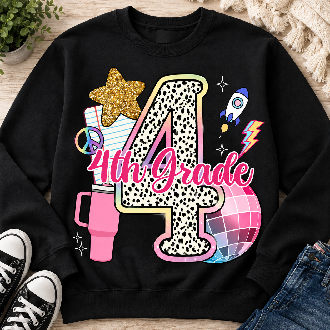 Back To School Fourth Grade | T-Shirts, Sweatshirt & Hoodie