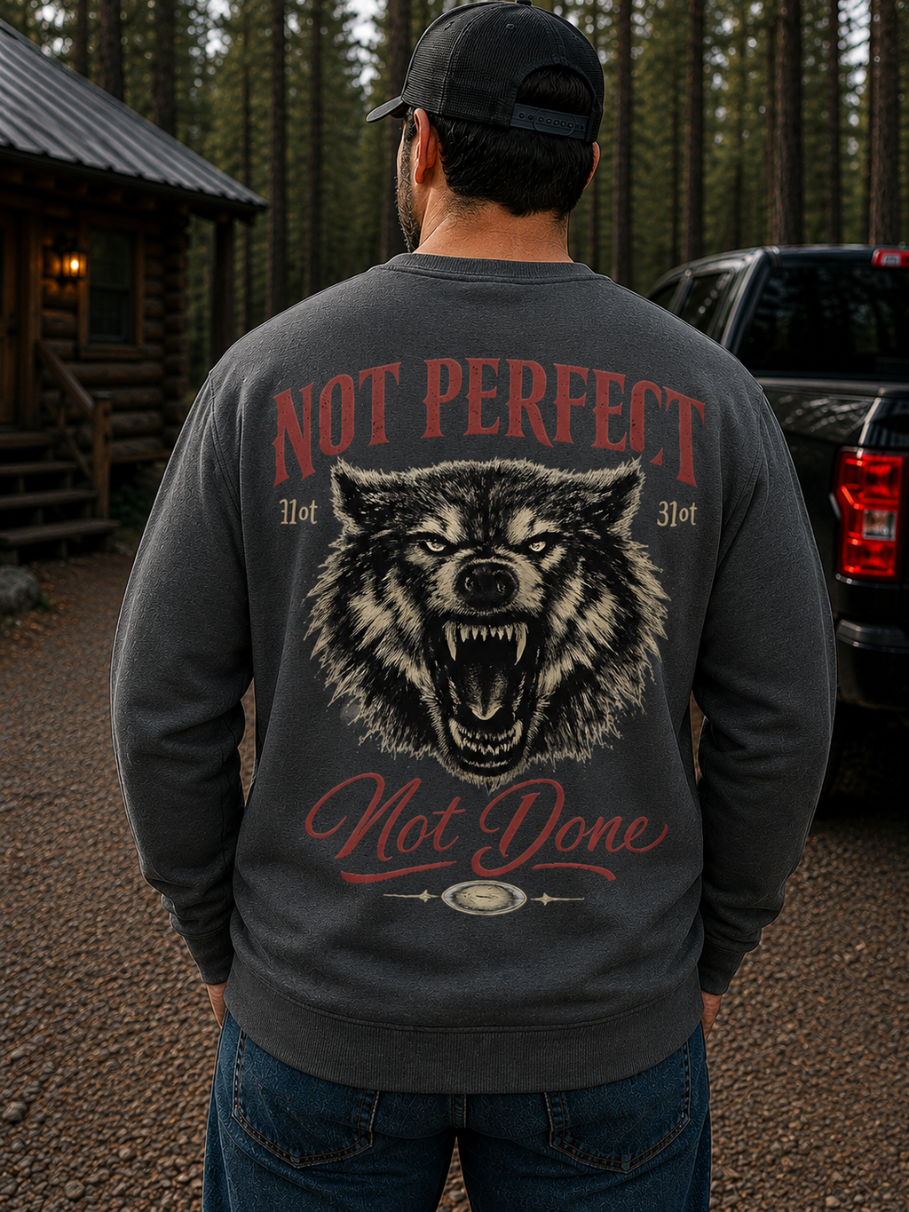 Not Perfect Not Done | Adult Graphic Shirt, Sweatshirt & Hoodie