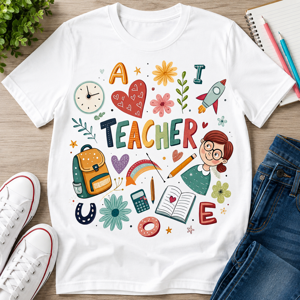 Teacher AEIOU | T-Shirts, Sweatshirt & Hoodie