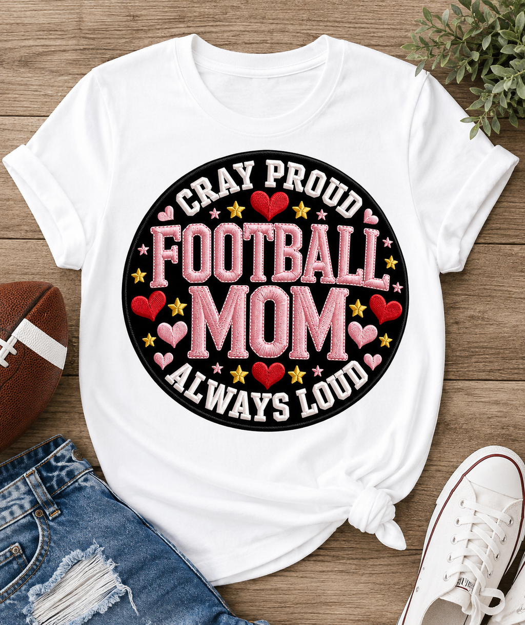 Football Mom | Adult Graphic Shirt, Sweatshirt & Hoodie