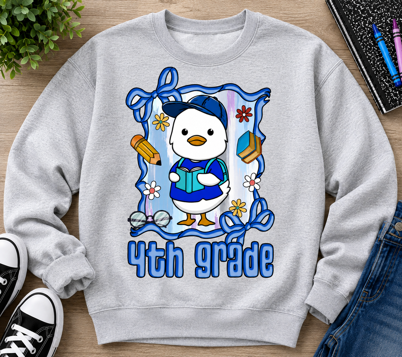 Back To School Fourth Grade| T-Shirts, Sweatshirt & Hoodie