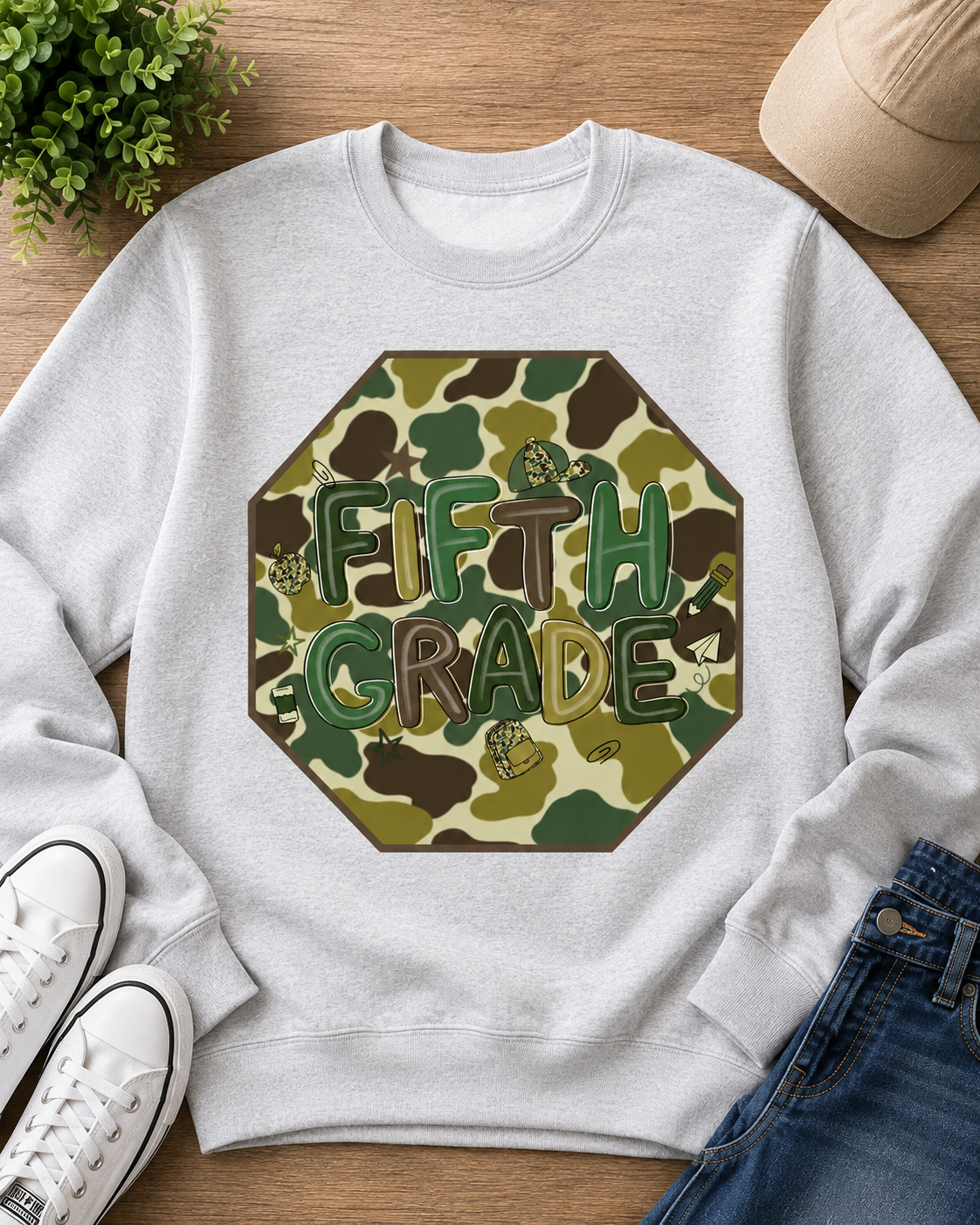 Back To School Fifth Grade| T-Shirts, Sweatshirt & Hoodie