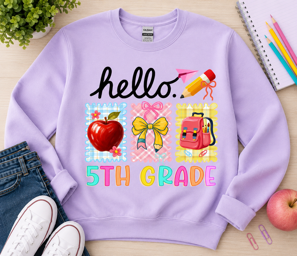 Back To School Fifth Grade | T-Shirts, Sweatshirt & Hoodie