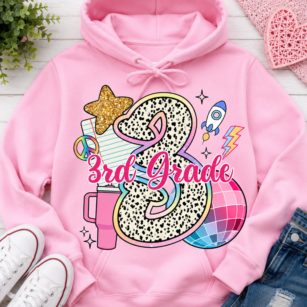 Back To School Third Grade | T-Shirts, Sweatshirt & Hoodie