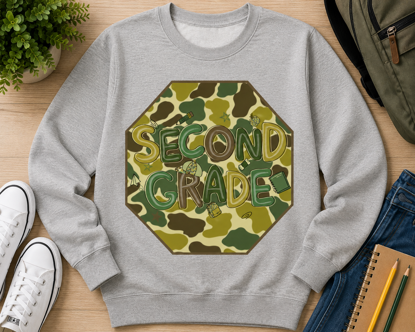 Back To School Second Grade| T-Shirts, Sweatshirt & Hoodie