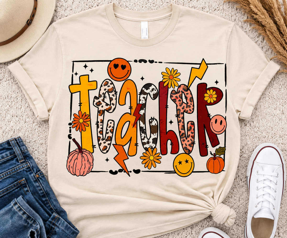 Teacher Fall | Adult Graphic Shirt, Sweatshirt & Hoodie
