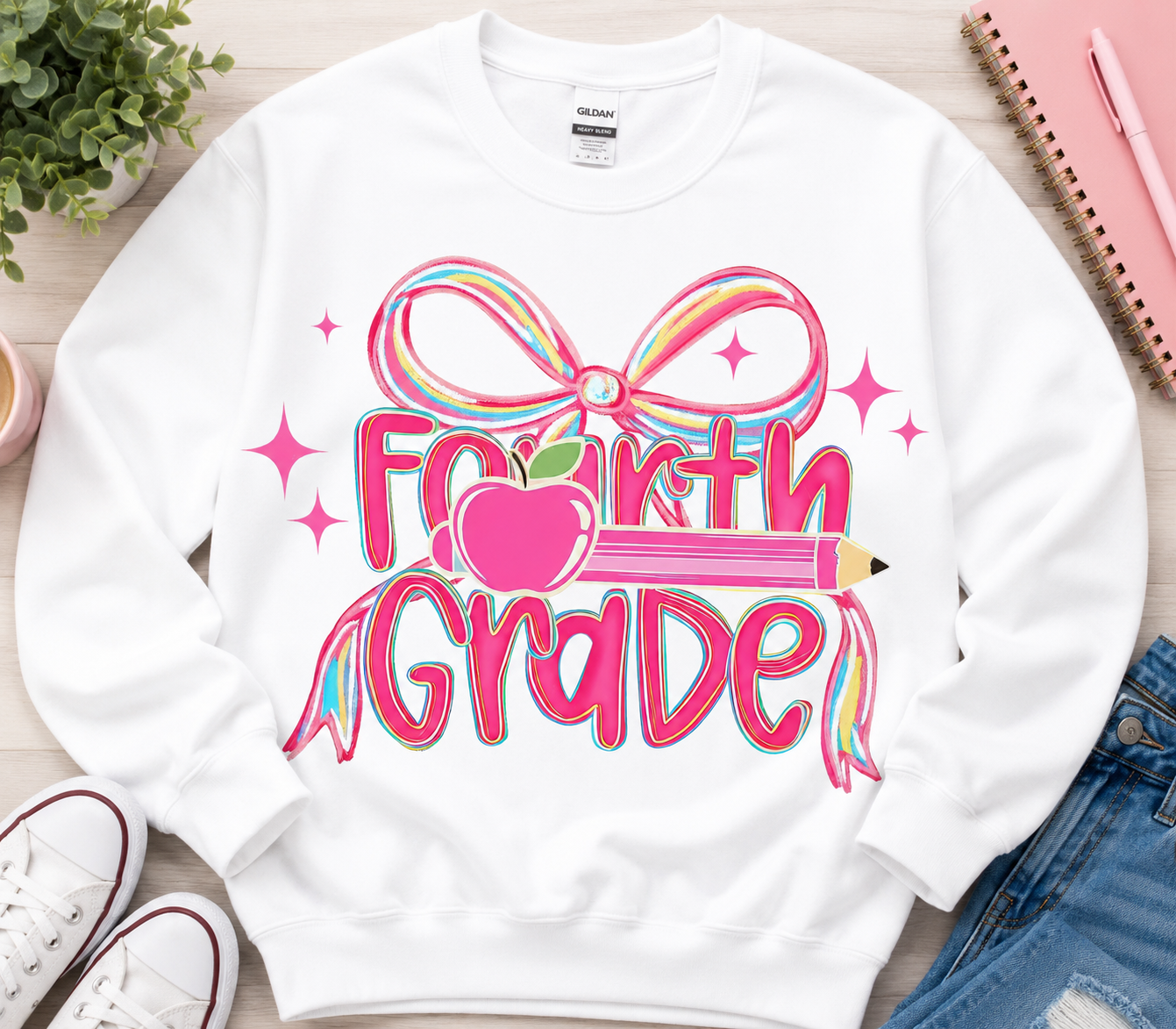 Back To School Fourth Grade | T-Shirts, Sweatshirt & Hoodie