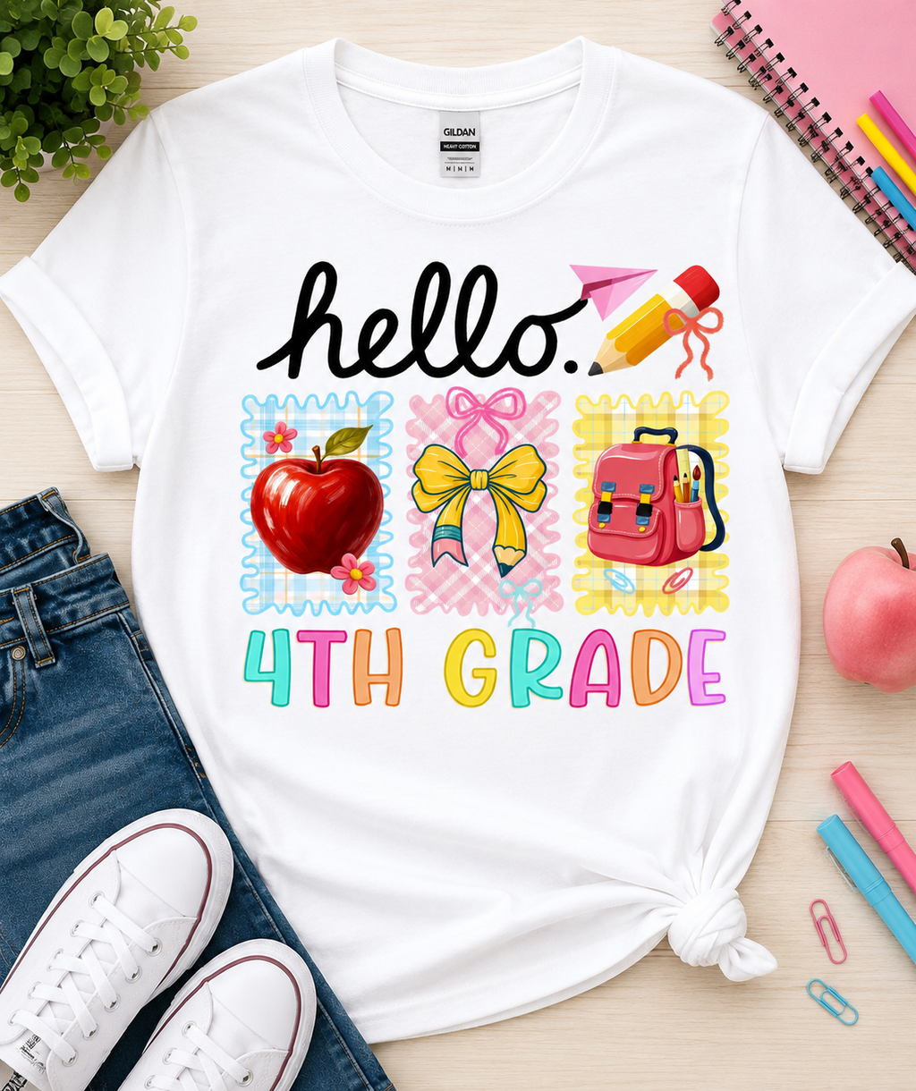 Back To School Fourth Grade | T-Shirts, Sweatshirt & Hoodie
