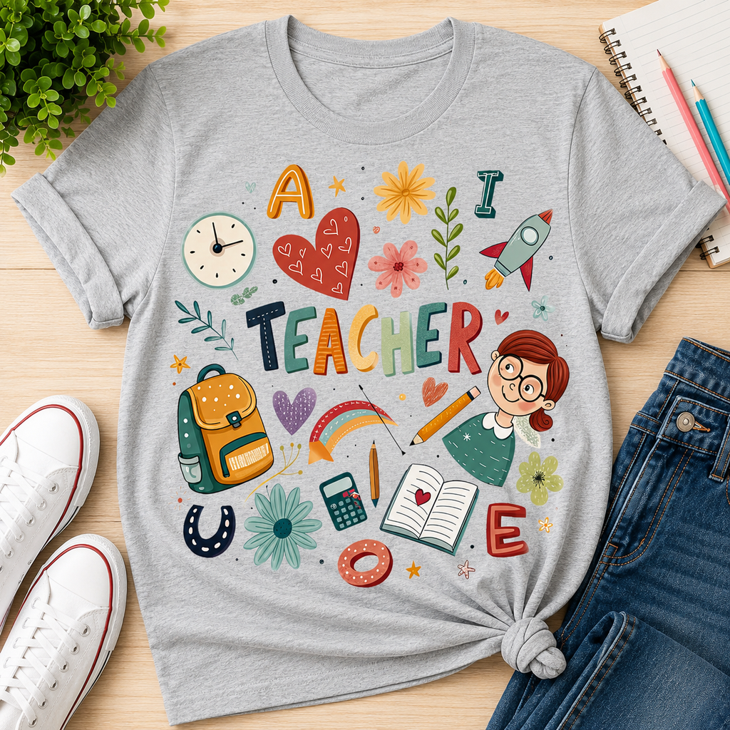 Teacher AEIOU | T-Shirts, Sweatshirt & Hoodie