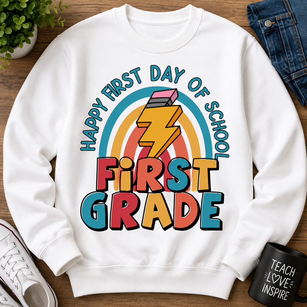 Back To School First Grade | T-Shirts, Sweatshirt & Hoodie