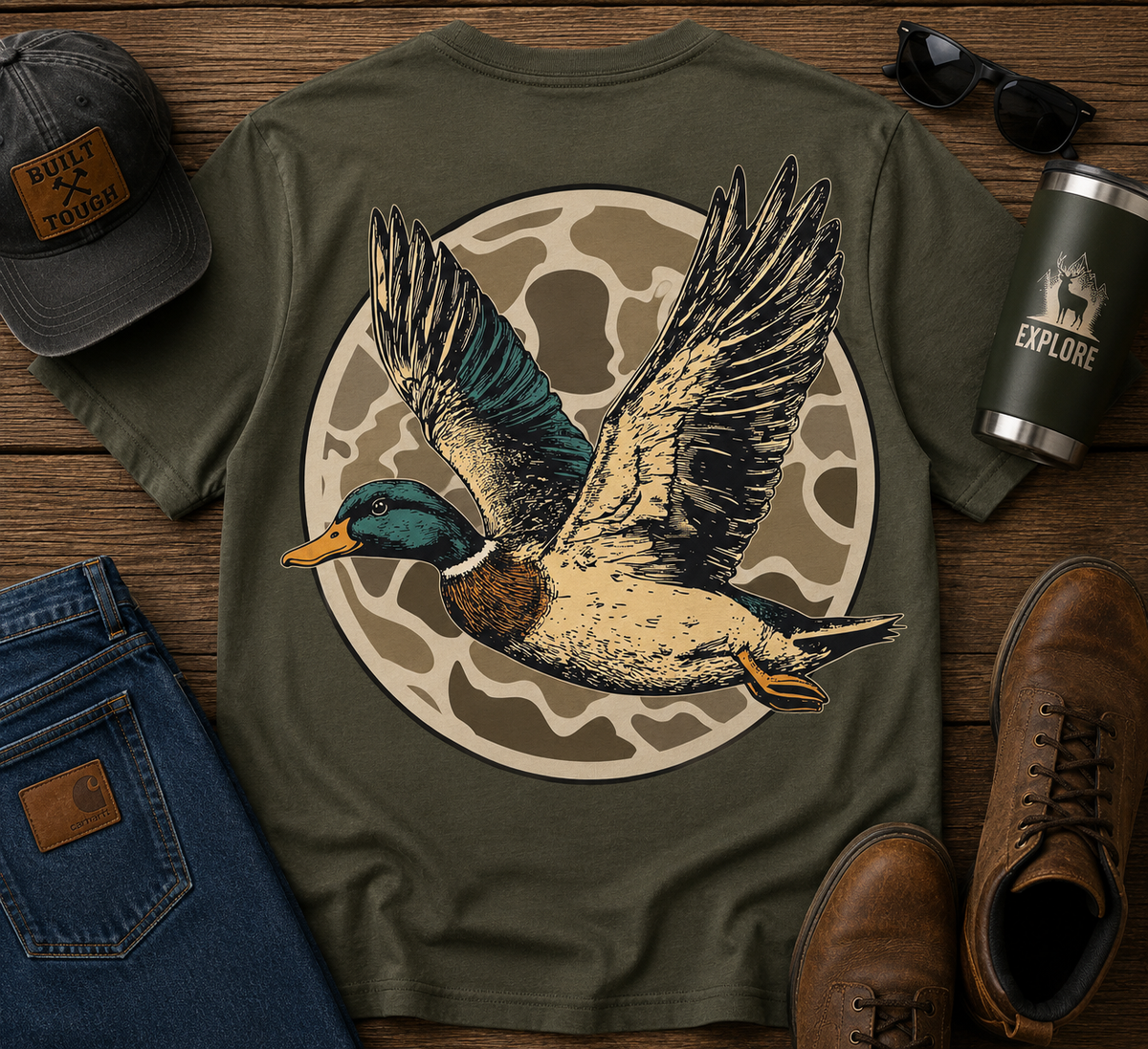 Hunting Duck | Adult Graphic Shirt, Sweatshirt & Hoodie