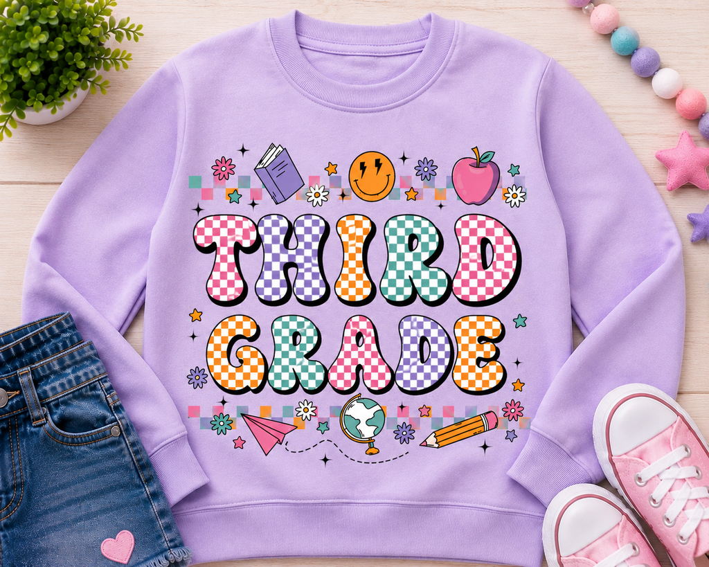 Back To School Third Grade | T-Shirts, Sweatshirt & Hoodie