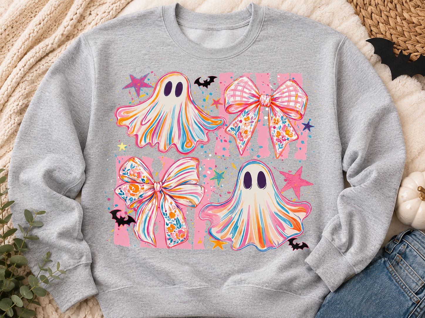 Ghost and Bows | T-Shirts, Sweatshirt & Hoodie