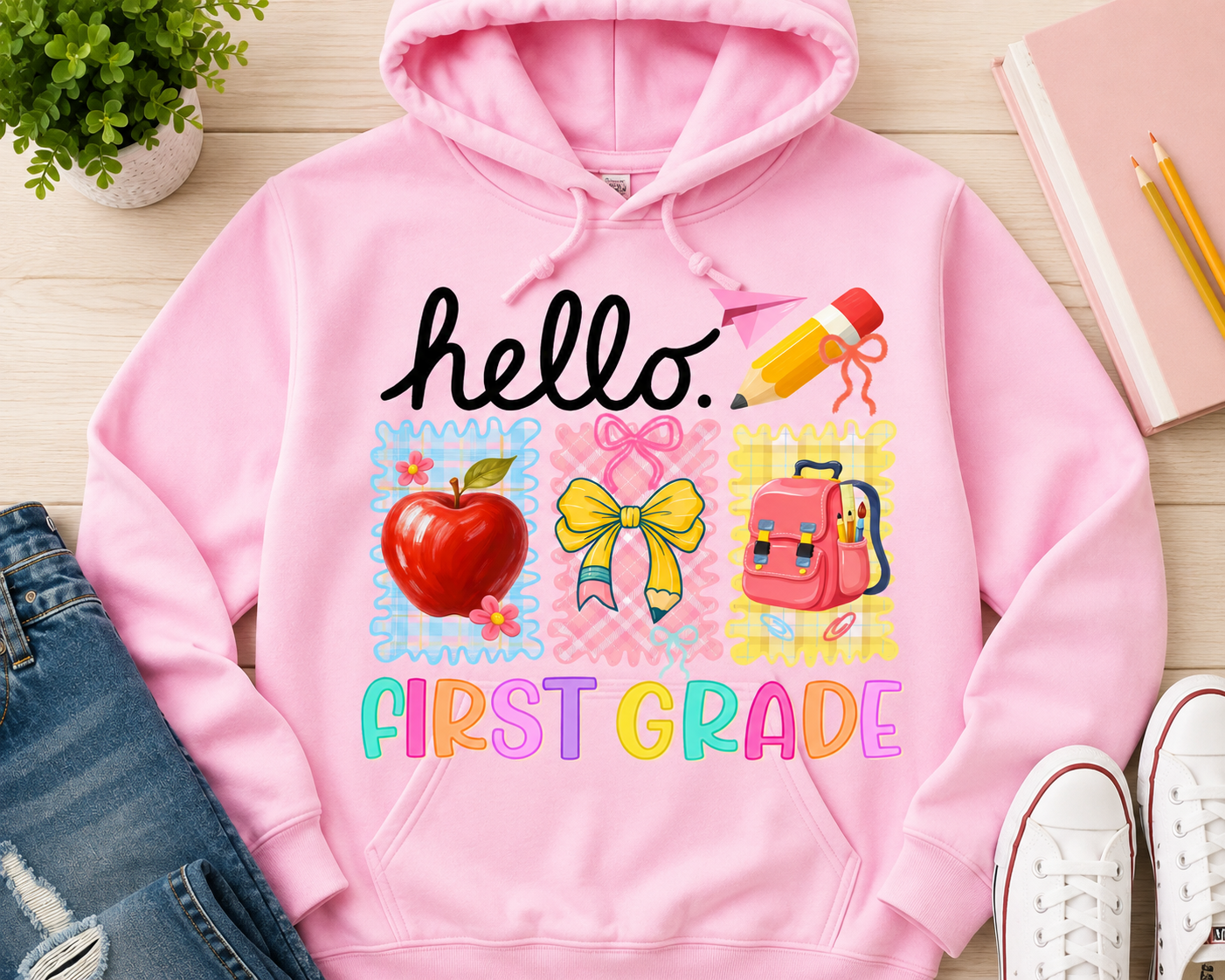 Back To School First Grade | T-Shirts, Sweatshirt & Hoodie