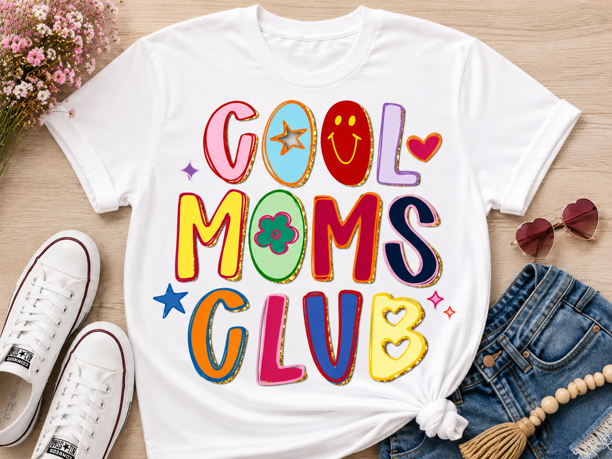 Cool Moms Club | Adult Graphic Shirt, Sweatshirt & Hoodie
