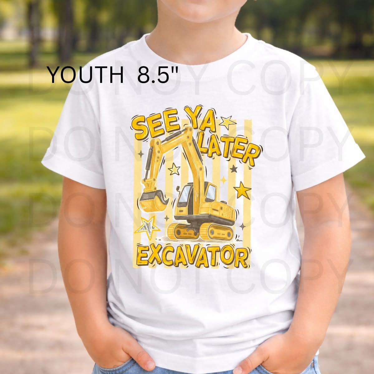 See You Later Excavator| Kids Graphic T-Shirt, Sweatshirt & Hoodie