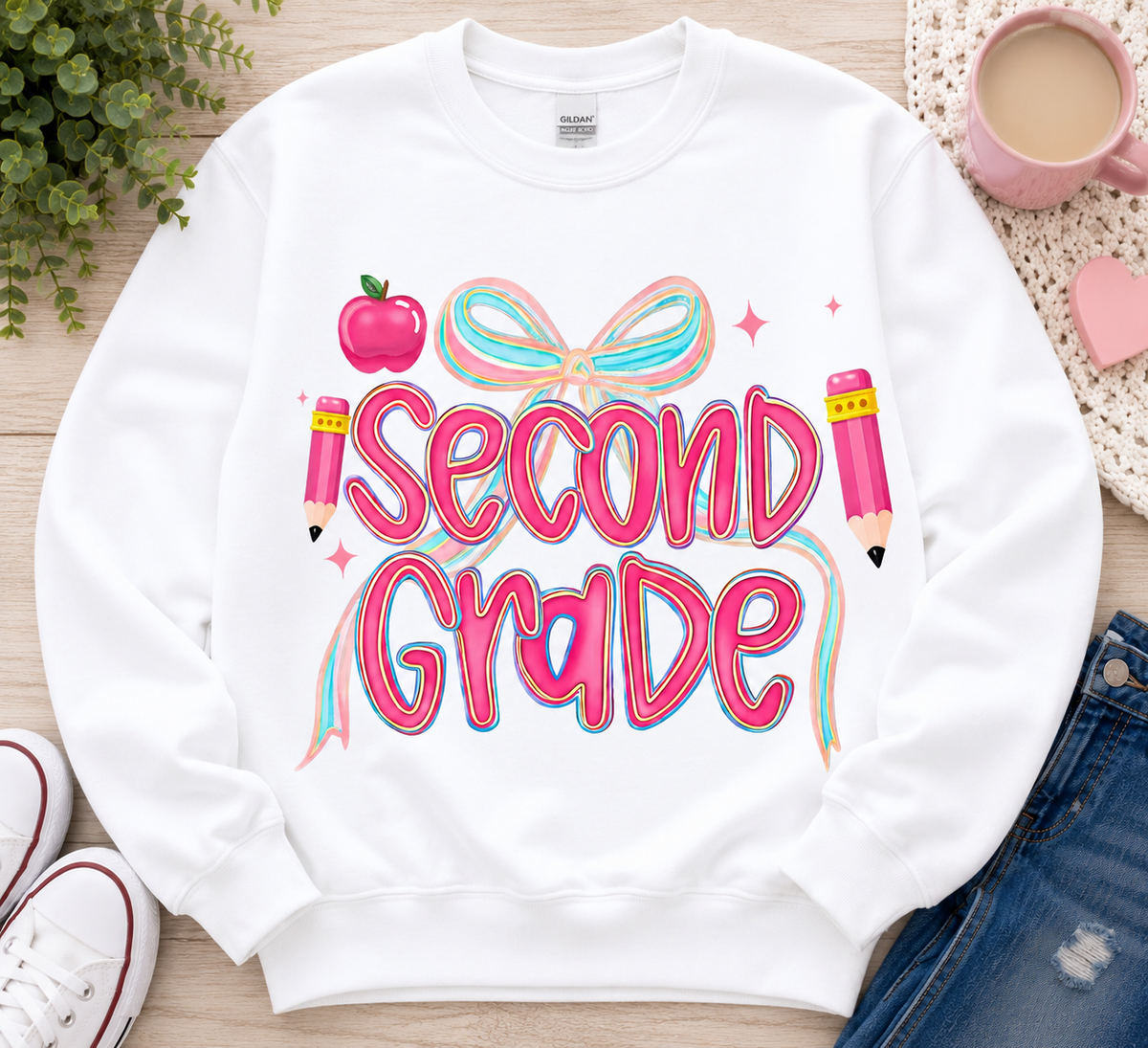 Back To School Second Grade | T-Shirts, Sweatshirt & Hoodie