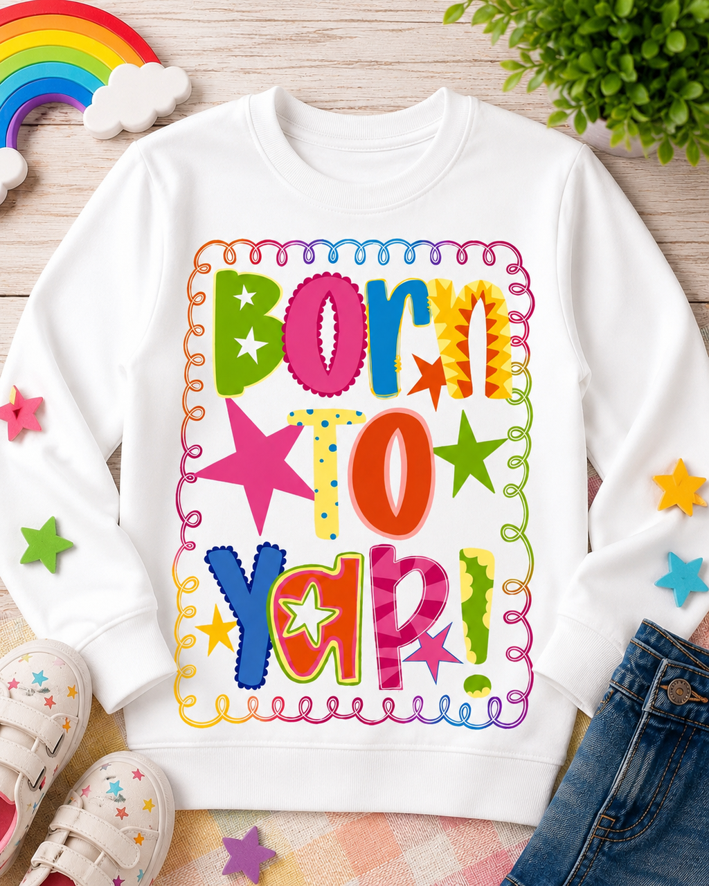 Born To Yap|Kids Graphic T-shirt, Sweatshirt & Hoodie