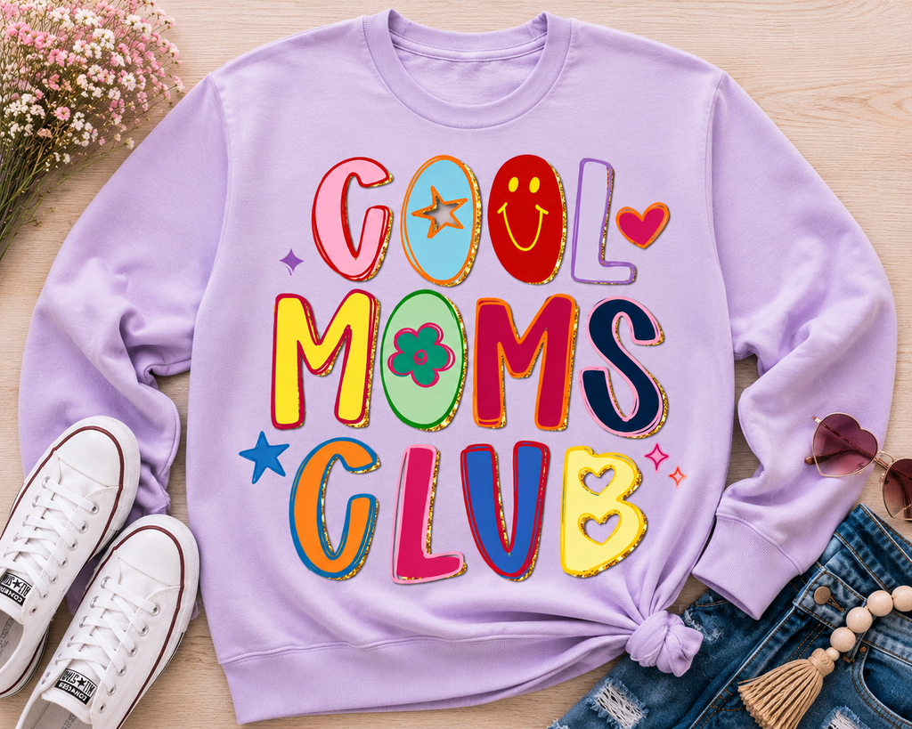 Cool Moms Club | Adult Graphic Shirt, Sweatshirt & Hoodie