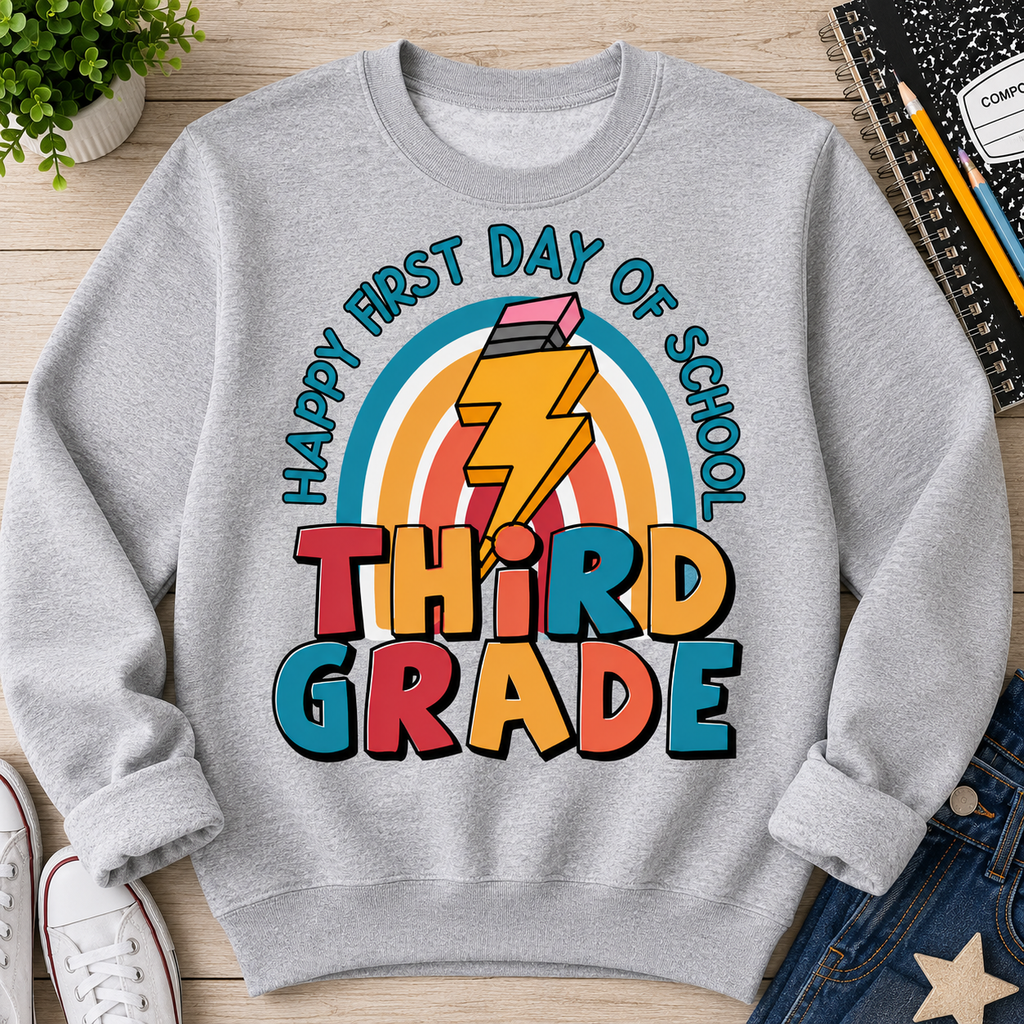 Back To School Third Grade | T-Shirts, Sweatshirt & Hoodie