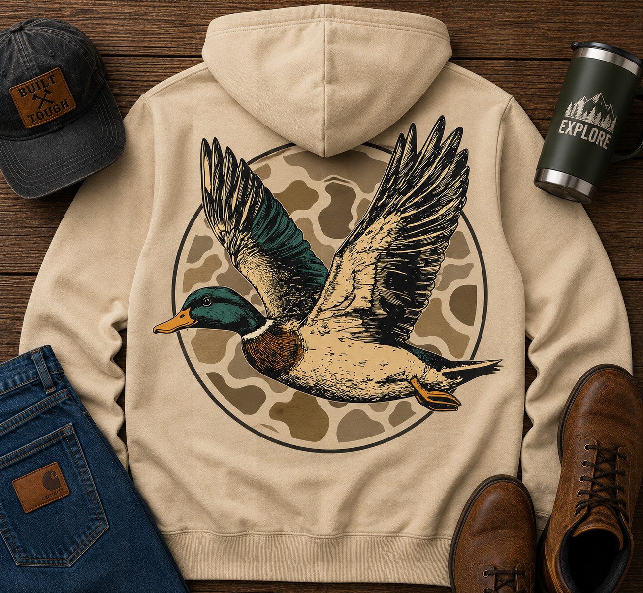 Hunting Duck | Adult Graphic Shirt, Sweatshirt & Hoodie
