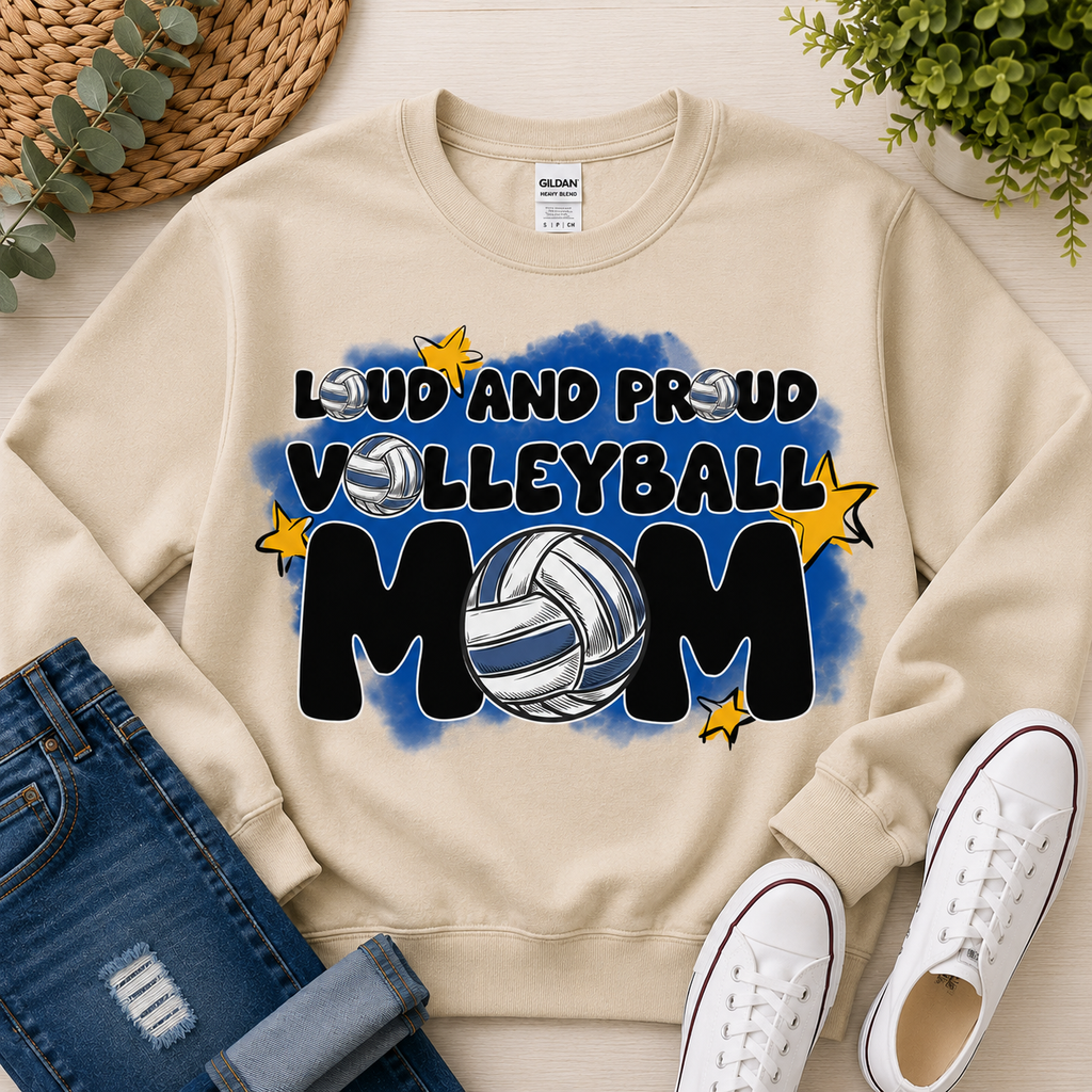 Volleyball Mom | Adult Graphic Shirt, Sweatshirt & Hoodie
