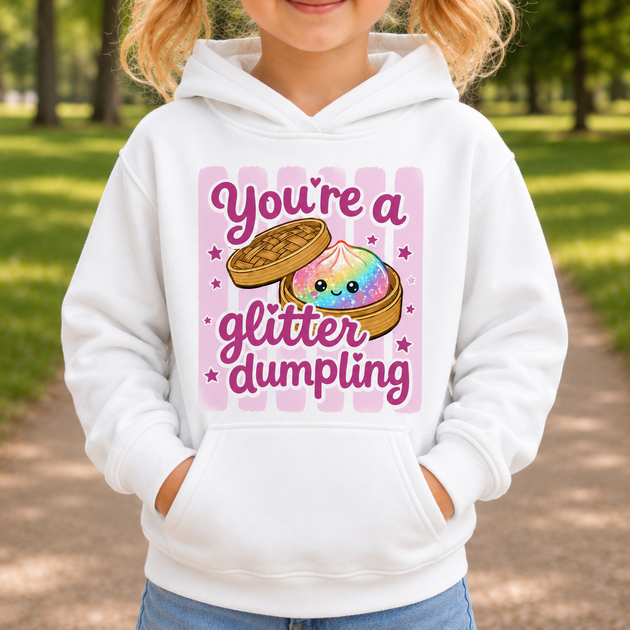 You’re a Glitter Dumpling|Kids Graphic T-Shirt, Sweatshirt & Hoodie