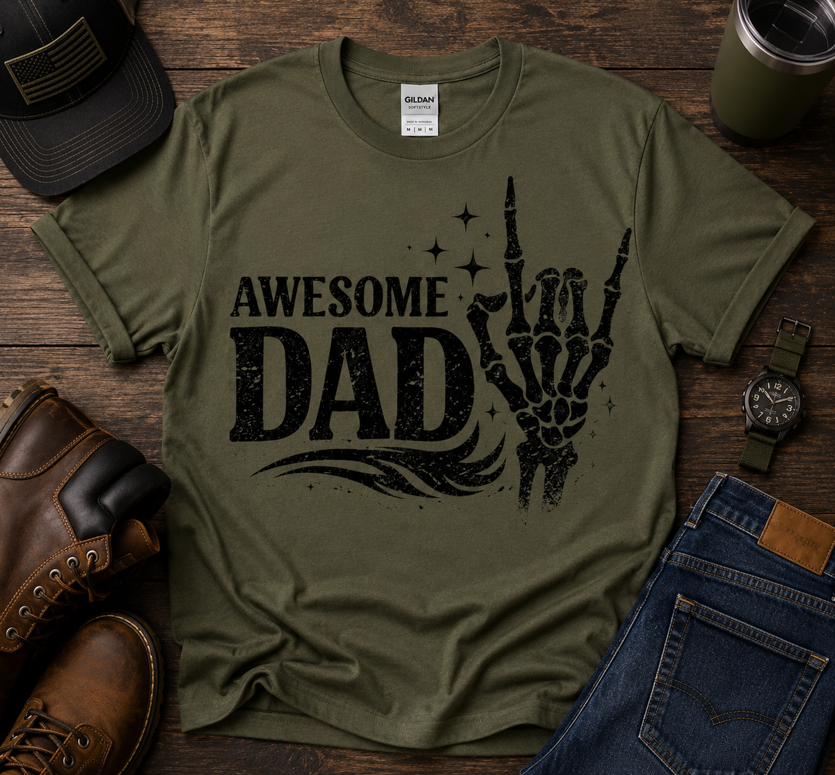 Awesome Dad | Adult Graphic Shirt, Sweatshirt & Hoodie